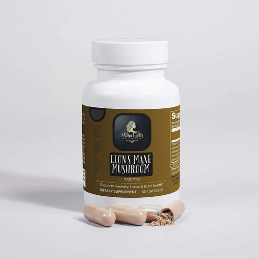 Motha Earth Lion's Mane Mushroom Capsules - Motha Earth Health and Beauty Supply