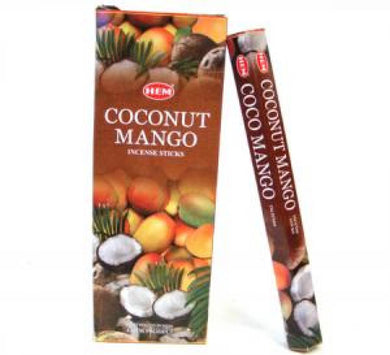 Hem Coconut Mango Incense - Motha Earth Health and Beauty Supply