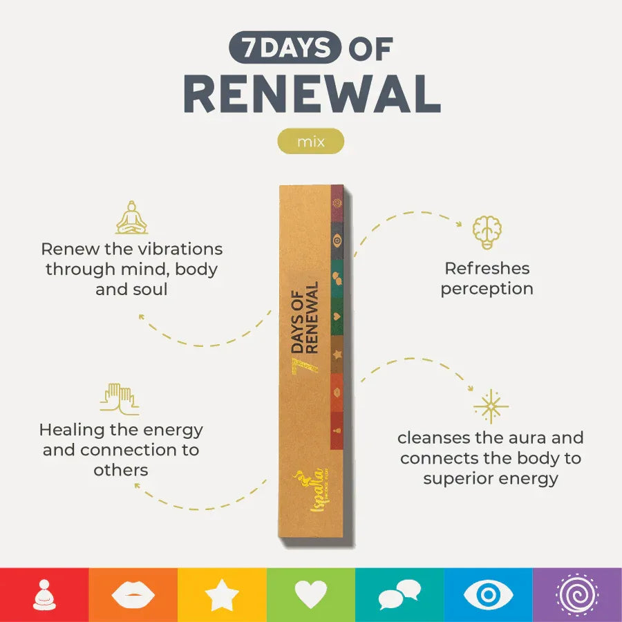 Ispalla 7 Day Renewal Incense - Motha Earth Health and Beauty Supply