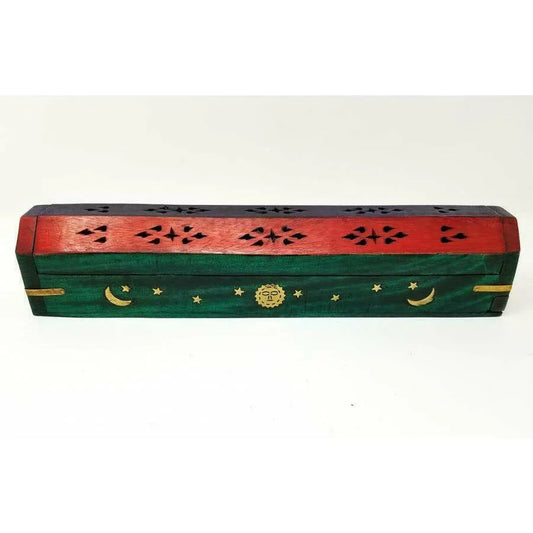 Incense/Cone Box Burner and Holder - Motha Earth Health and Beauty Supply