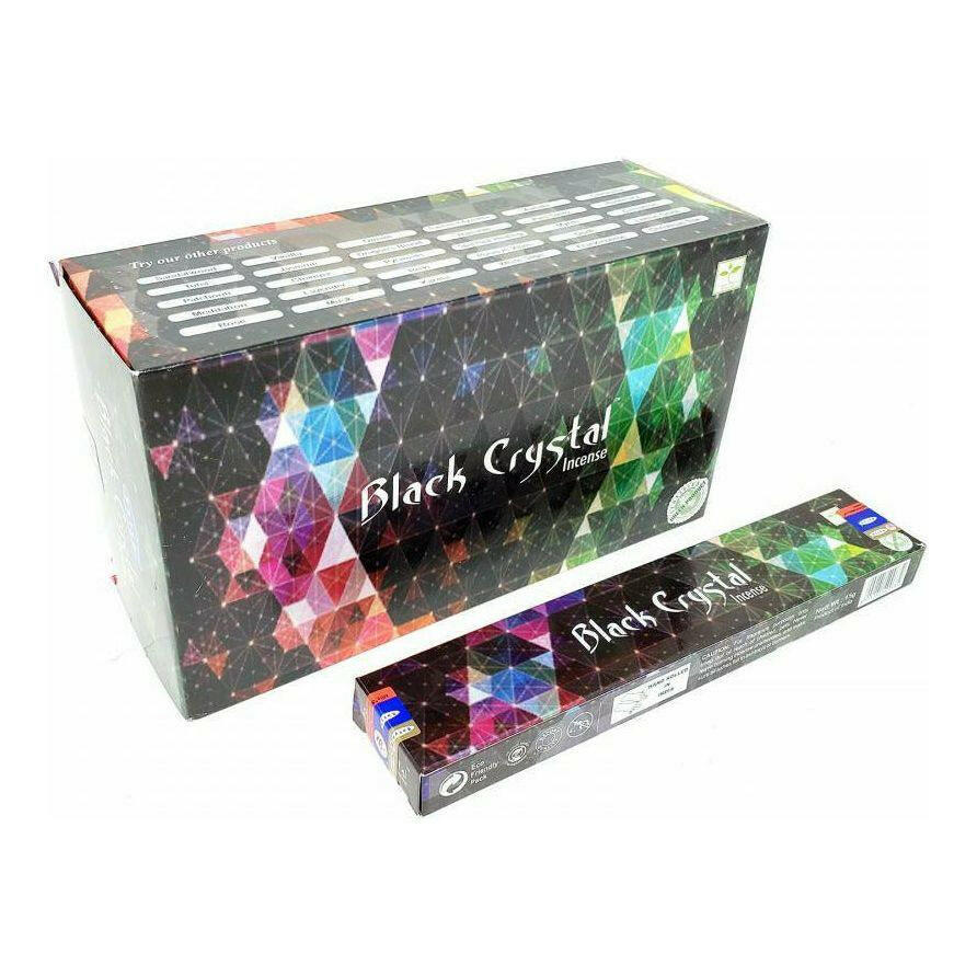 Satya Black Crystal Incense - Motha Earth Health and Beauty Supply