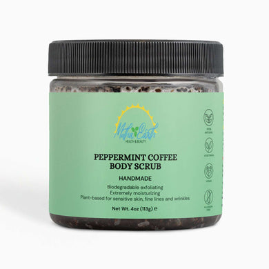 Motha Earth Peppermint Coffee Scrub - Motha Earth Health and Beauty Supply