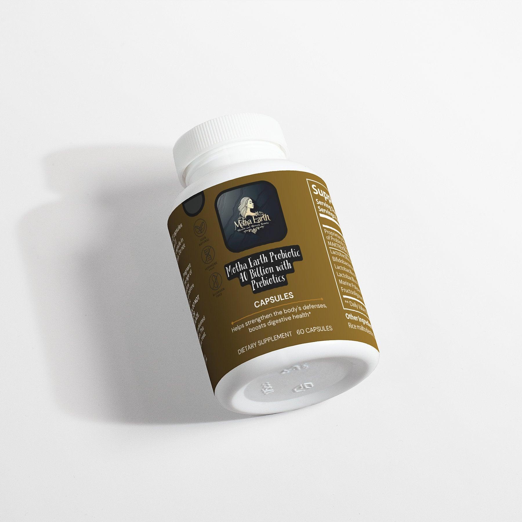 Motha Earth Probiotic 40 Billion Prebiotics - Motha Earth Health and Beauty Supply
