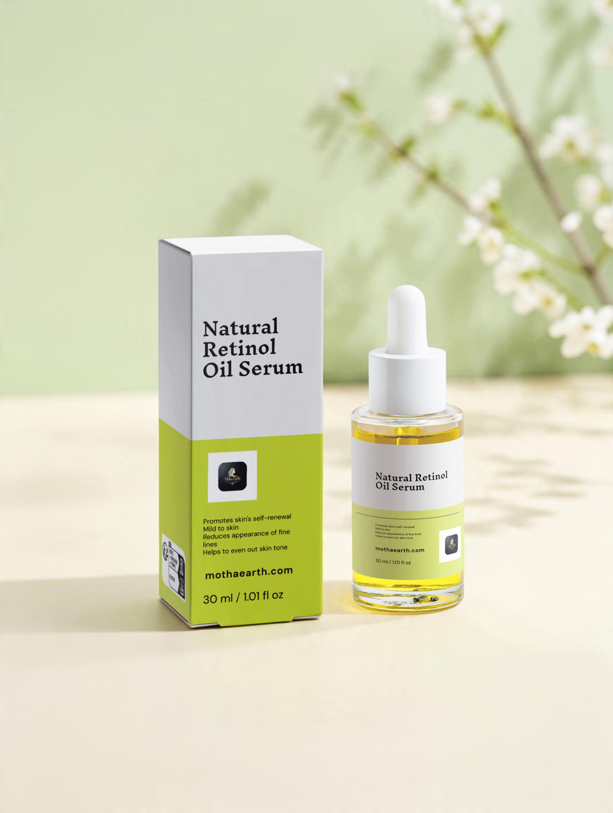 Motha Earth Natural Retinol Oil Serum bottle