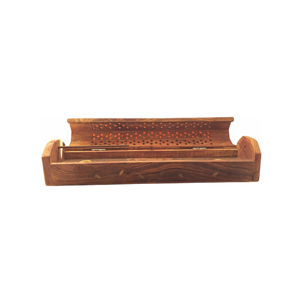 Incense Box Burner and Holder - Motha Earth Health and Beauty Supply