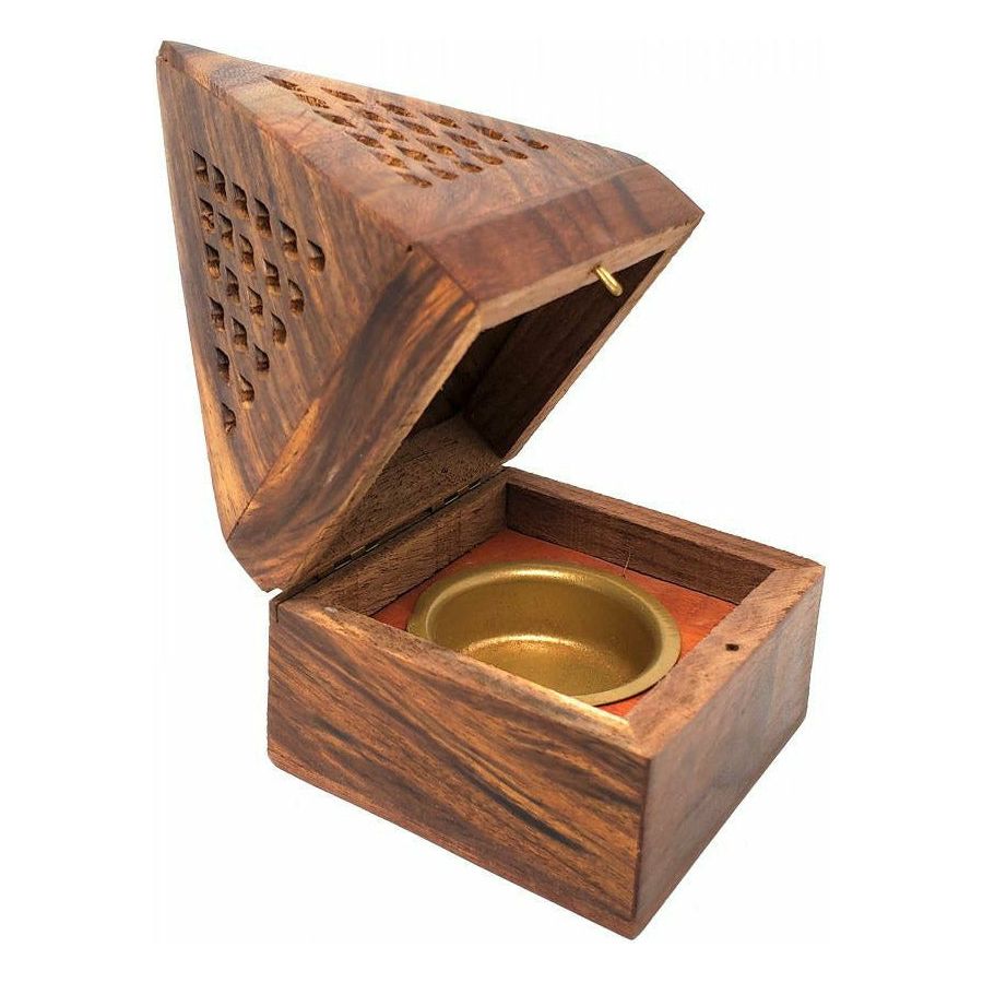 Incense/Cone Box Burner and Holder - Motha Earth Health and Beauty Supply